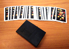 Vintage 1973 KEM Plastic Maple Leaf Pinochle Playing Cards with Plastic Case picture