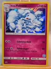 Pokemon Alola - Vulnona Sm128 Holo Black Star Promo N/M POKEMON GERMAN VINTAGE picture