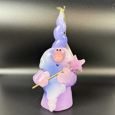 Vintage Northern Lights Candles WIZARD & Wand Handcrafted Artist Signed USA picture