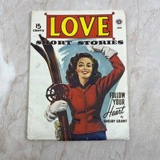 Love Short Stories Jan 1947 Romance Pulp Follow Your Heart Shelby Grant L3-5 picture
