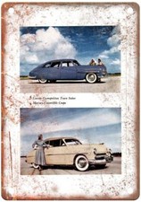 Vintage 1949 Lincoln Cosmopolitan & Mercury Auto Ad Retro Look Metal Sign A4151 picture