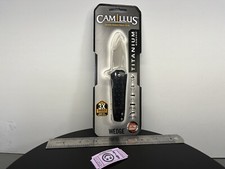 Camillus Wedge Folding Knife 19388 Rare Black Color picture