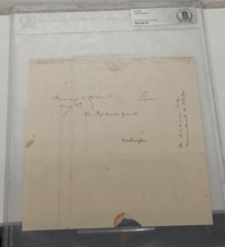 President James Madison AUTOGRAPH BECKETT  signed twice MAKE OFFER picture