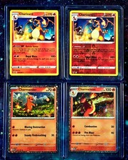 Pokemon CHARIZARD Vivid Voltage set + CHARMANDER, CHARMELEON 151 Cosmos Holo set picture