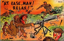 WW2 Era Military Humor Postcard 