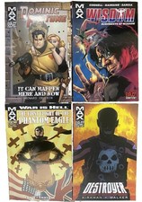 Marvel MAX tpb set 4: Phantom Eagle, Wisdom, Dominic Fortune, Destroyer NM OOP picture