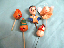 Vintage party food pics spun cotton heads 5 different picture