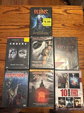10 DVD Movie Lot Horror & Comedy: Chucky, Halloween, Exorcist, The Ruins picture