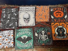 Lot of 16 Halloween napkins for decoupage/mixed media. picture