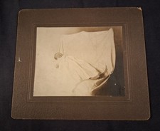 Post Mortem photo antique original newborn infant 1902 identified picture