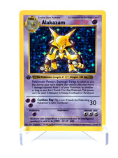 Alakazam 1st Edition Base Set (Shadowless) 001/102 Holo Rare picture