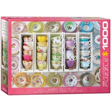 EuroGraphics (EURHR Tea Cups Boxes 1000Piece Puzzle 1000Piece Jigsaw Puzzle picture
