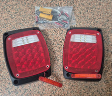 Tail Light Replacement Kit for 2007-2018 JK Jeep Wrangler Rear LED - Metal Cloak picture