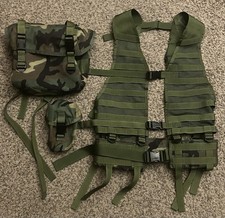 RARE Early/Prototype MOLLE LBV, Butt Pack, And Utility Pouch, SDS 1997 picture