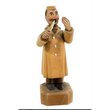 Vintage Anri Made in Italy Hand Carved Wood 