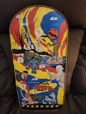 FRIENDLY MONSTER Tabletop Pinball Game 1960s Wolverine Rare Halloween Theme picture
