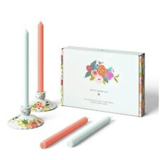 Rifle Paper Co X Target 2 Garden Party Ceramic Candle Holder With 4 Taper Candle picture