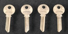 Vintage Eaton Yale & Towne 38 381 Brass Keys Lot of 4 USA Cut Keys Locksmith picture