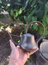 Vintage Small Heavy Copper House Plant Wattering Can picture