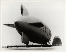 USS Macon ZRS-5 Vintage Navy Airship Photo, NAS Sunnyvale 1933 8x10 picture
