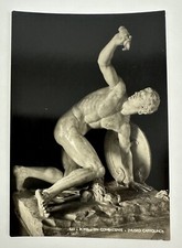 Roma Museu Capitolino Combattente (Iv Secolo A. C.) Real Photo RPPC Postcard picture