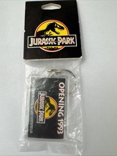 1993 Universal City Studios Jurassic Park Opening Keychain New Very Rare HTF picture