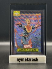 2024 Topps Chrome Marvel - Carol Danvers Black Wave 10 🔥🔥 picture