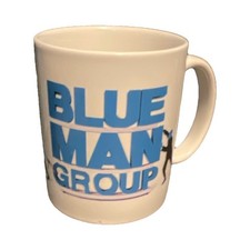 Blue Man Group Orlando Production Mug Coffee Cup White Blue Black Logo picture