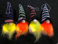 Light Up Gnomes - Halloween / Holiday / Everyday Gnomes - LOT of 4 picture