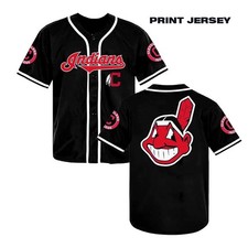 New Cleveland Indians baseball jersey Gift For Fans Unisex S-5XL Shirt U65.192 picture