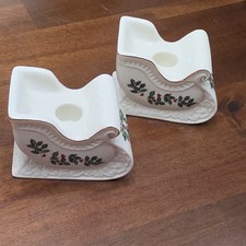 Lenox Dimensions Holiday - (2) Sleigh Candleholders picture