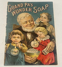 Antique c1900 Grand Pa’s Wonder Soap Advertising Booklet Beaver Soap Co Dayton O picture