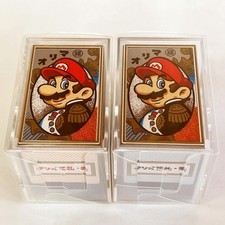 Nintendo Super Mario Hanafuda Playing Cards Red & Black Set New Sealed Japan picture