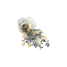 100 Pieces Daisy Glass Pipe Screens Reusable & Heat Resistant - 6mm to 9mm picture