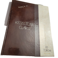 VTG 1985 Torch Keystone Oaks High School Yearbook Pittsburgh Pennsylvania PA picture