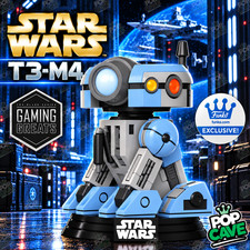 Funko Pop Cave STAR WARS Gaming Greats T3-M4 Legends WEB EXCLUSIVE w/Protector picture
