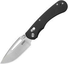 Kubey Stalker Crossbar Lock Black G10 Folding D2 Steel Pocket Knife 504A picture