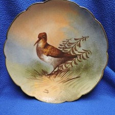 Vintage Limoges LRI France Hand Painted Signed Plate Bird picture