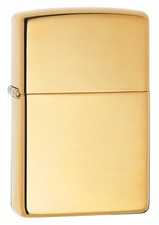 Zippo Armor High Polished Brass Lighter, Item 169, New In Box picture