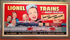 Lionel Trains ~ 1950's Dealer Poster (TCA 1982) Fully Mounted /   picture