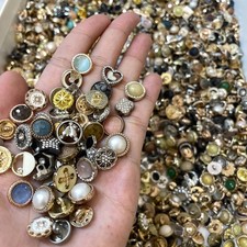 Vintage now Estate Sale Buttons Lot 50p Various Sizes Shapes Colors Types Usable picture