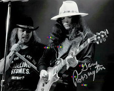 GARY ROSSINGTON LYNYRD SKYNYRD BAND SIGNED REPRINT AUTOGRAPH 8
