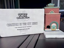 Dept 56 Grand Movie Theater 58870 Christmas in the City Vintage Retired picture