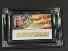 A Word From POTUS 2025 PRESIDENTIAL SIGNATURE  WILLIAM McKINLEY 1/3 RARE🔥🔥🔥 picture