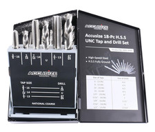 HSS Tap and Drill Set, UNC, 18 Pc, 0001-0040 | 18 Pc picture
