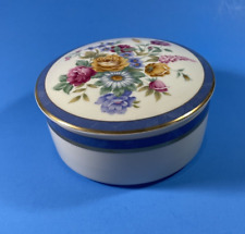 Mikasa Cozette Covered Floral Porcelain Trinket  Box Marked UT085/683 Japan picture
