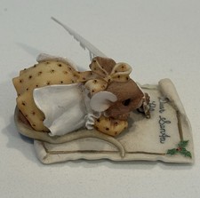 1997 Priscilla's Mouse Tales Dear Santa I've Been Good All Year Figurine picture