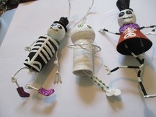 Lot of (3) Pier 1 Halloween Ornaments picture
