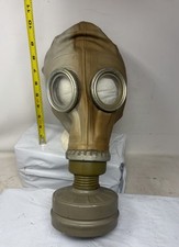 USSR Soviet Gas Mask SHM-41M 1963 SHM41M SHM 41M vintage antique W/ Filter Sz 3. picture