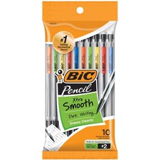 BIC Xtra-Smooth Mechanical Pencils with Erasers, Medium Point (0.7mm), 10-Cou... picture
